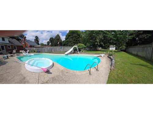 101 Arlington Boulevard, Kitchener, ON - Outdoor With In Ground Pool With Backyard