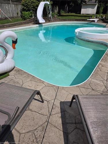 101 Arlington Boulevard, Kitchener, ON - Outdoor With In Ground Pool With Backyard