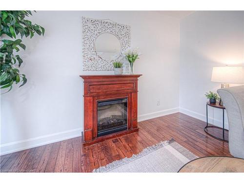 63 Balfour Crescent, Kitchener, ON - Indoor Photo Showing Living Room With Fireplace