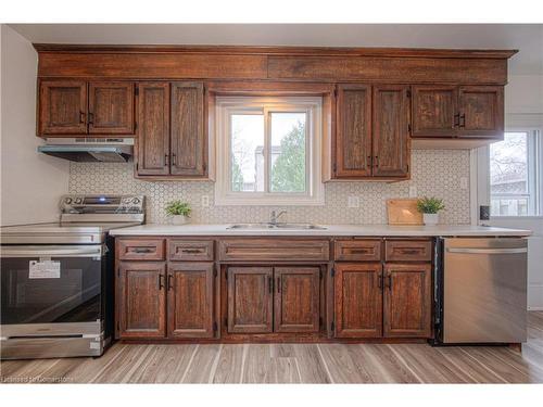 63 Balfour Crescent, Kitchener, ON - Indoor Photo Showing Kitchen With Double Sink