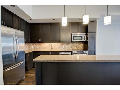 410-191 King Street, Waterloo, ON - Indoor Photo Showing Kitchen With Upgraded Kitchen