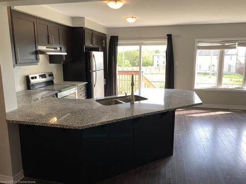 144 Watermill Street, Kitchener, ON - Indoor Photo Showing Kitchen With Double Sink