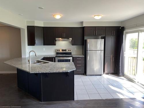 144 Watermill Street, Kitchener, ON - Indoor Photo Showing Kitchen With Stainless Steel Kitchen With Double Sink With Upgraded Kitchen