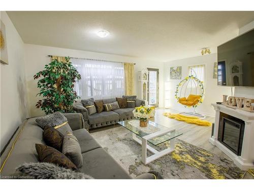 598 Downie Street, Stratford, ON - Indoor Photo Showing Living Room With Fireplace