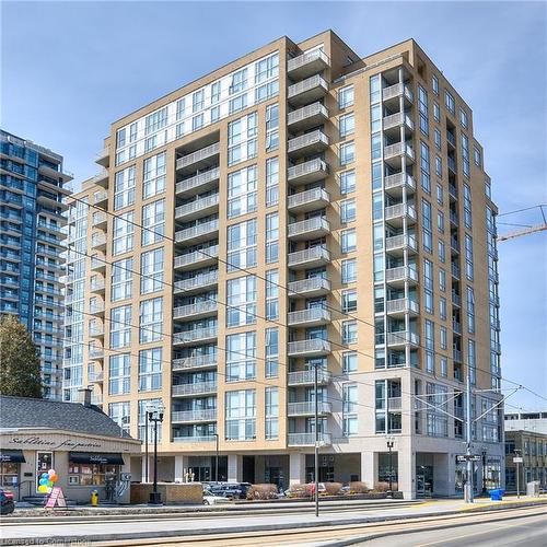 709-191 King Street S, Waterloo, ON - Outdoor With Balcony With Facade