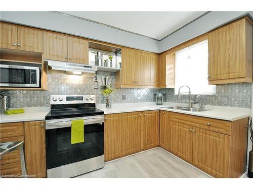 Upper Unit-61 Ethel Street, Kitchener, ON - Indoor Photo Showing Kitchen With Stainless Steel Kitchen With Double Sink