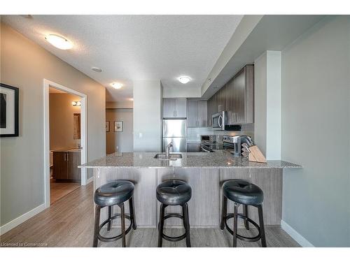 307-150 Water Street N, Cambridge, ON - Indoor Photo Showing Kitchen With Upgraded Kitchen