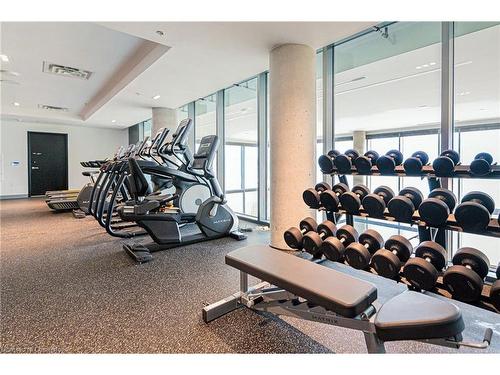 2301-15 Wellington Street, Kitchener, ON - Indoor Photo Showing Gym Room