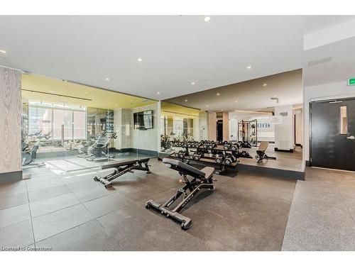 1607-55 Duke Street W, Kitchener, ON - Indoor Photo Showing Gym Room