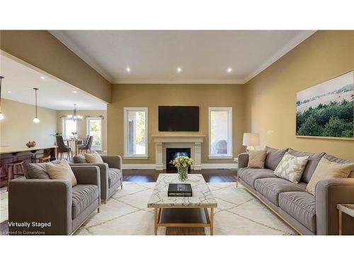 15 Gerber Meadows Drive, Wellesley, ON - Indoor Photo Showing Living Room With Fireplace