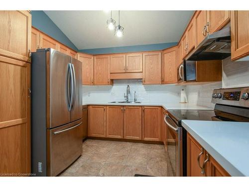 8 Dawn Ridge Drive, Kitchener, ON - Indoor Photo Showing Kitchen With Double Sink