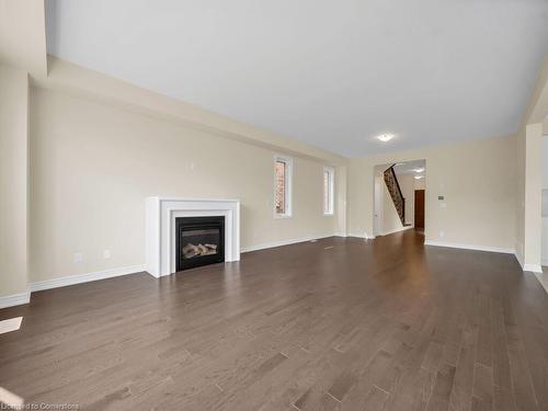 126 Broadacre Drive, Kitchener, ON - Indoor Photo Showing Living Room With Fireplace