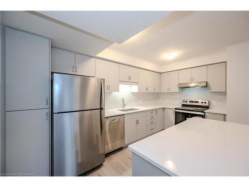 C142-584 Benninger Drive, Kitchener, ON - Indoor Photo Showing Kitchen With Double Sink