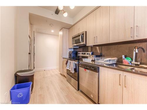 1210-145 Columbia Street W, Waterloo, ON - Indoor Photo Showing Kitchen With Double Sink