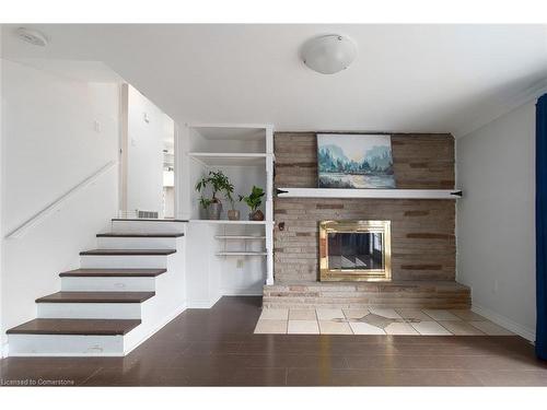 22 Fairmount Road, Kitchener, ON - Indoor Photo Showing Other Room With Fireplace