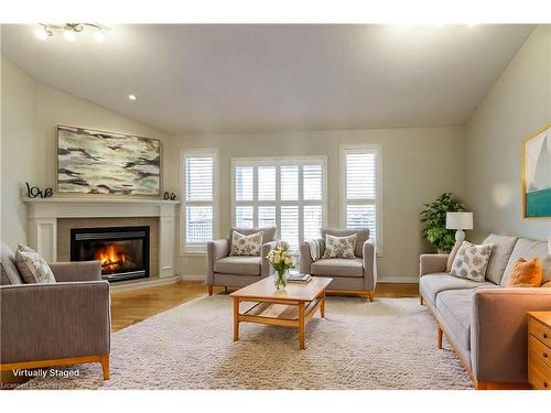 310 Dearborn Boulevard, Waterloo, ON - Indoor Photo Showing Living Room With Fireplace