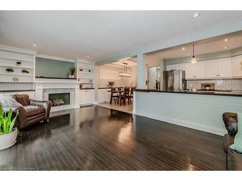 23 Upper Mercer Street, Kitchener, ON - Indoor Photo Showing Other Room With Fireplace