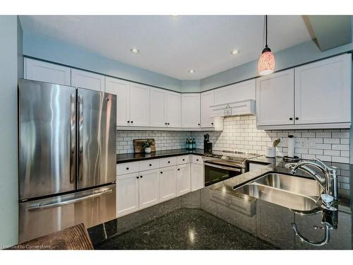 23 Upper Mercer Street, Kitchener, ON - Indoor Photo Showing Kitchen With Double Sink