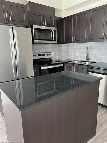 808-128 King N Street, Waterloo, ON - Indoor Photo Showing Kitchen With Stainless Steel Kitchen With Upgraded Kitchen