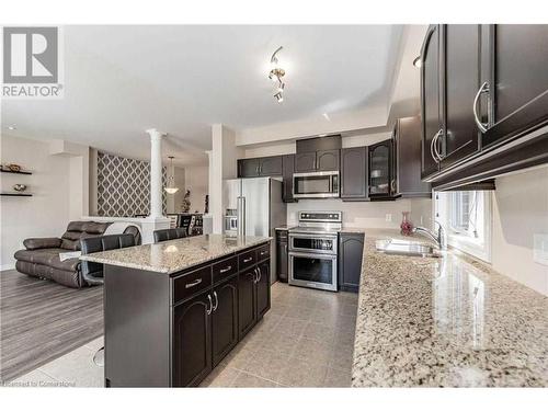 Upper-243 Greenwater Place, Kitchener, ON - Indoor Photo Showing Kitchen With Double Sink With Upgraded Kitchen