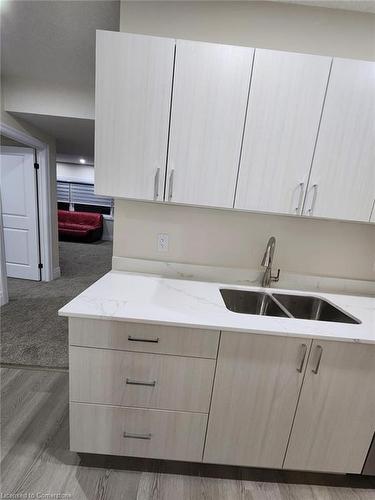 Basement-538 Bridgemill Crescent, Kitchener, ON - Indoor Photo Showing Kitchen With Double Sink