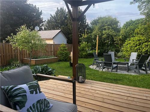 82 Oakhurst Crescent, Kitchener, ON - Outdoor With Deck Patio Veranda