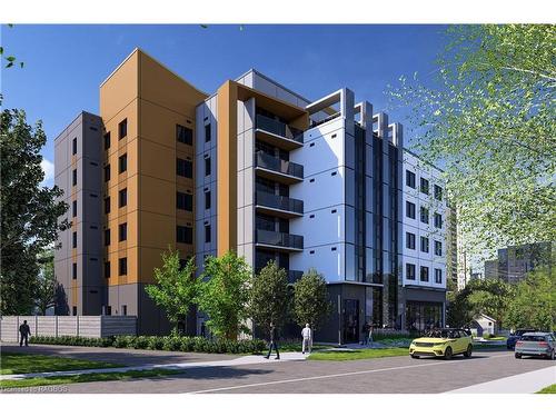 701-34 Hickory Street, Waterloo, ON - Outdoor With Balcony With Facade