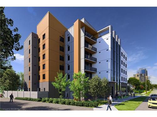 701-34 Hickory Street, Waterloo, ON - Outdoor With Balcony With Facade