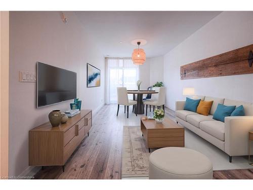 202-399 Queen Street S, Kitchener, ON - Indoor Photo Showing Living Room