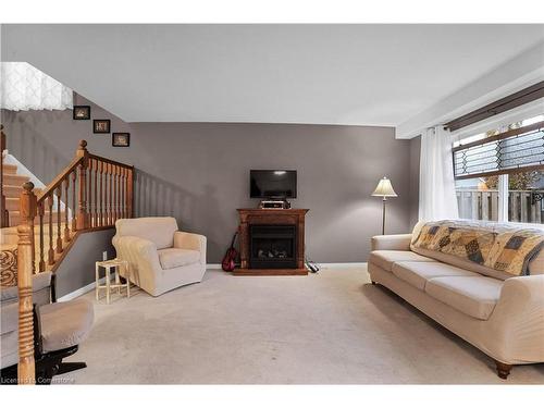 14-30 Bryan Court, Kitchener, ON - Indoor Photo Showing Living Room With Fireplace