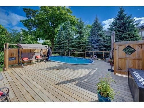 178 Melissa Crescent, Mount Forest, ON - Outdoor With Above Ground Pool With Deck Patio Veranda