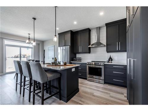 119 Langridge Way, Cambridge, ON - Indoor Photo Showing Kitchen With Stainless Steel Kitchen With Upgraded Kitchen