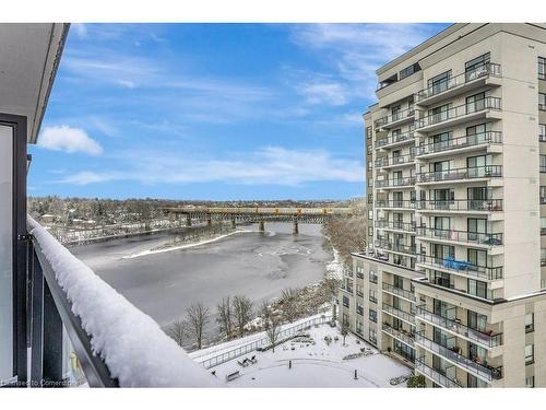 803-150 Water Street N, Cambridge, ON - Outdoor With Balcony