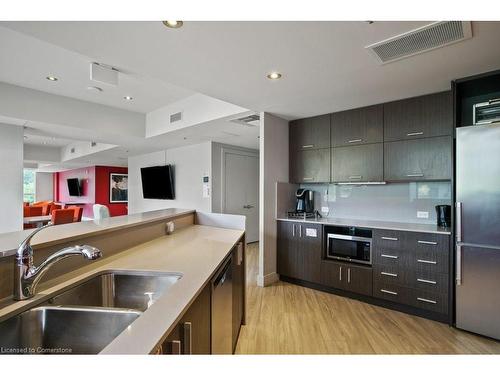 803-150 Water Street N, Cambridge, ON - Indoor Photo Showing Kitchen With Double Sink