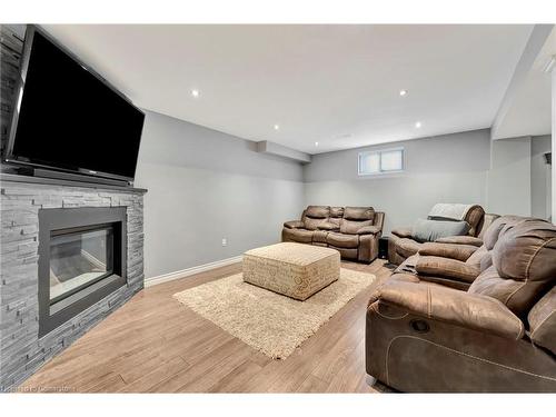 120 Wheatland Drive, Cambridge, ON - Indoor Photo Showing Living Room With Fireplace