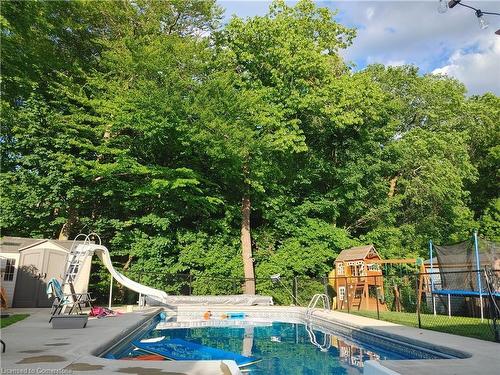 47 Renwick Avenue, Cambridge, ON - Outdoor With In Ground Pool