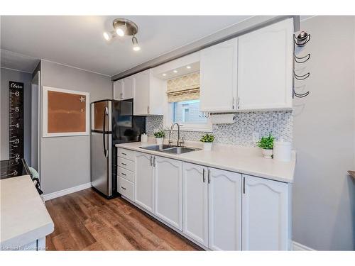 86 Brembel Street, Kitchener, ON - Indoor Photo Showing Kitchen With Double Sink