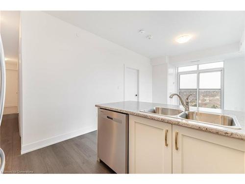 1105-460 Dundas Street E, Waterdown, ON - Indoor Photo Showing Kitchen With Double Sink