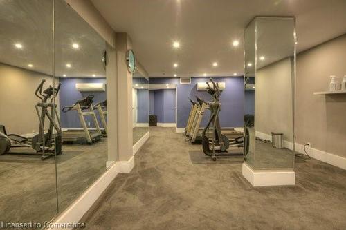 1806-55 Green Valley Drive, Kitchener, ON - Indoor Photo Showing Gym Room