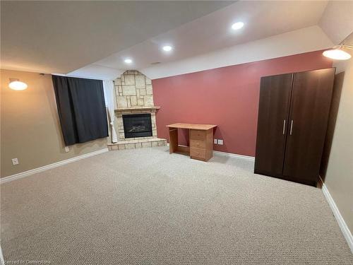 983 Lemonwood Crescent, Windsor, ON - Indoor With Fireplace