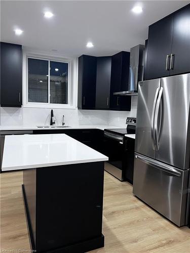 Lower-5 Kastner Street, Stratford, ON - Indoor Photo Showing Kitchen With Stainless Steel Kitchen With Upgraded Kitchen