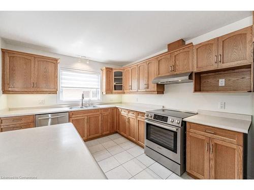 358 New Forest Court, Waterloo, ON - Indoor Photo Showing Kitchen With Double Sink