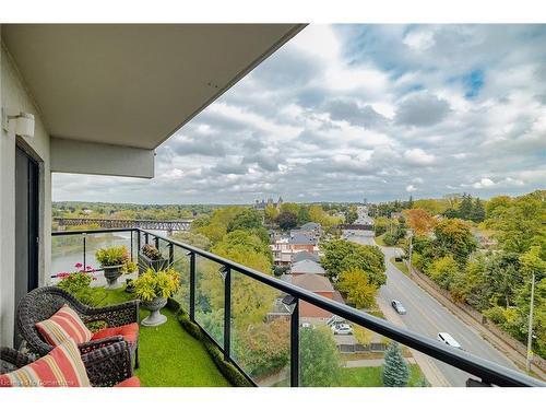 906-170 Water Street N, Cambridge, ON - Outdoor With Balcony With View With Exterior