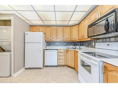 301-237 King Street W, Cambridge, ON - Indoor Photo Showing Kitchen With Double Sink