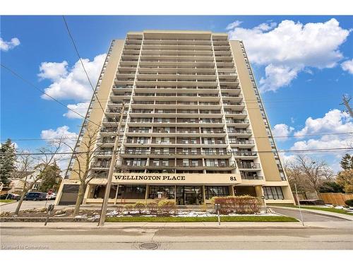 1603-81 Church Street, Kitchener, ON - Outdoor With Balcony With Facade