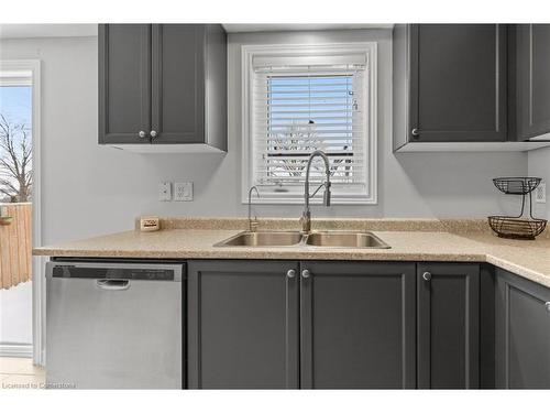 605 Baldwin Crescent, Woodstock, ON - Indoor Photo Showing Kitchen With Double Sink