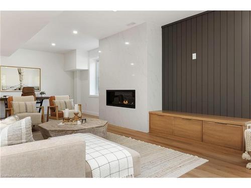 14 St Georges Court, Huntsville, ON - Indoor Photo Showing Living Room With Fireplace