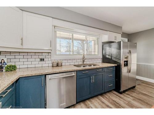 77 Hillview Drive, Baden, ON - Indoor Photo Showing Kitchen With Stainless Steel Kitchen With Double Sink