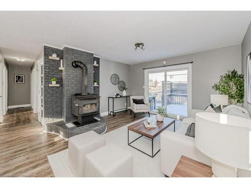 77 Hillview Drive, Baden, ON - Indoor Photo Showing Living Room With Fireplace