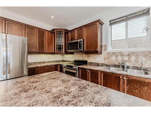 28 Isabella Street, Kitchener, ON - Indoor Photo Showing Kitchen With Double Sink